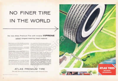 1955 Atlas Tire  Premium