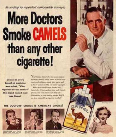 smoking ads in magazines. Remember a time when smoking