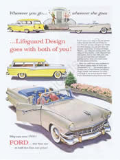 1956 Ford Thunderbird Y-8, Ford Fairlane & Station Wagon