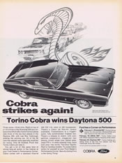 1969 Ford Torino Cobra ad