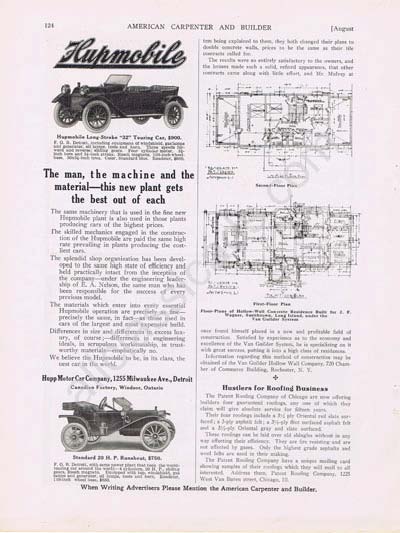 1912 Hupmobile Long-Stroke "32" Touring Car - technical