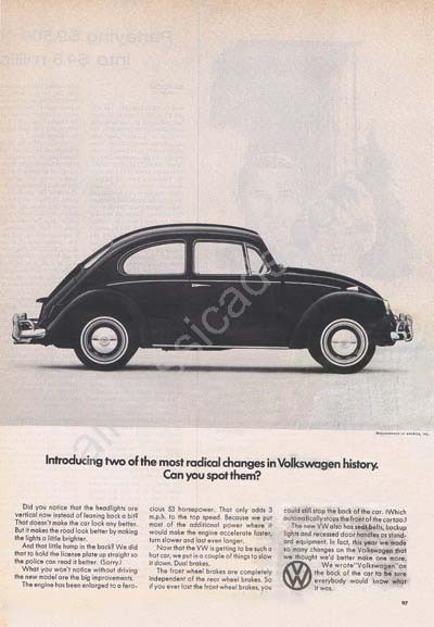 1967 Volkswagen Beetle 